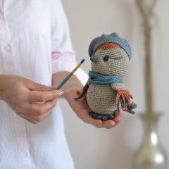 Salvi the sparrow amigurumi by LaCigogne