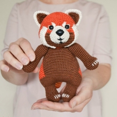 Sammy the Red panda amigurumi pattern by LaCigogne