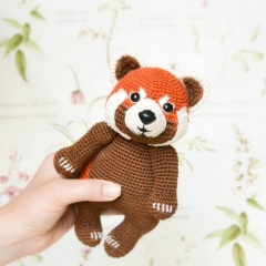 Sammy the Red panda amigurumi by LaCigogne