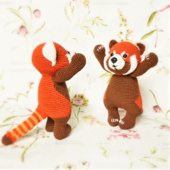 Sammy the Red panda amigurumi pattern by LaCigogne