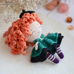 Wave the witch doll amigurumi by LaCigogne