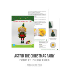 Astrid the Christmas Fairy amigurumi pattern by The blue bobbin