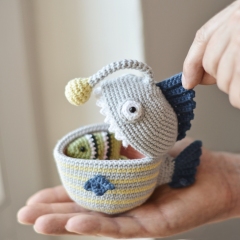 Anglerfish & Angelfish amigurumi pattern by FireflyCrochet