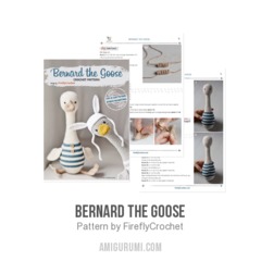 Bernard the Goose amigurumi pattern by FireflyCrochet