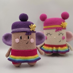 Aida the Rainbow Fairy amigurumi pattern by IwannaBeHara