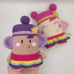 Aida the Rainbow Fairy amigurumi by IwannaBeHara