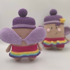 Aida the Rainbow Fairy amigurumi pattern by IwannaBeHara