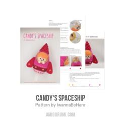 Candy's Spaceship amigurumi pattern by IwannaBeHara