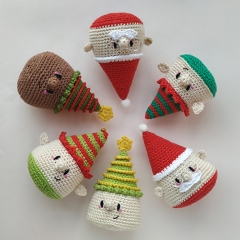 Christmas Friends amigurumi pattern by IwannaBeHara