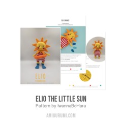 Elio the little Sun amigurumi pattern by IwannaBeHara