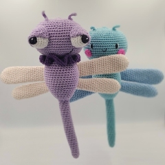 Lula the Dragonfly amigurumi pattern by IwannaBeHara