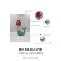 Niki the Mermaid amigurumi pattern by IwannaBeHara