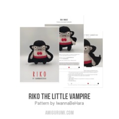 Riko the little Vampire amigurumi pattern by IwannaBeHara