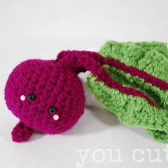 Lettuce, Turnip, the Beet and Jam! amigurumi pattern by You Cute Designs