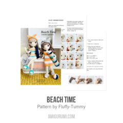 Beach Time amigurumi pattern by Fluffy Tummy