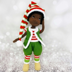 Christmas elf Buddy amigurumi by Fluffy Tummy
