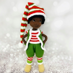 Christmas elf Buddy amigurumi pattern by Fluffy Tummy