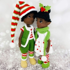 Christmas elves bundle amigurumi by Fluffy Tummy