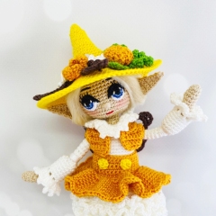 Goldie the Witch amigurumi pattern by Fluffy Tummy