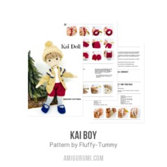 Kai Boy amigurumi pattern by Fluffy Tummy