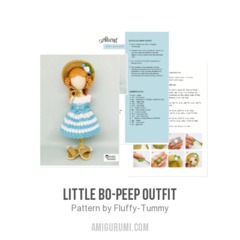 Little Bo-Peep Outfit amigurumi pattern by Fluffy Tummy