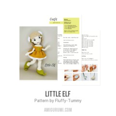 Little Elf amigurumi pattern by Fluffy Tummy