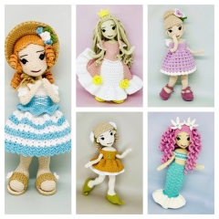 Magic Dolls Bundle amigurumi pattern by Fluffy Tummy