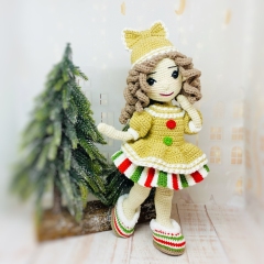 Miss December amigurumi pattern by Fluffy Tummy