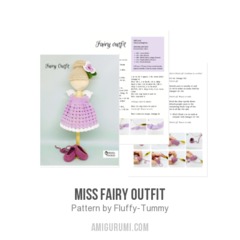 Miss Fairy Outfit amigurumi pattern by Fluffy Tummy