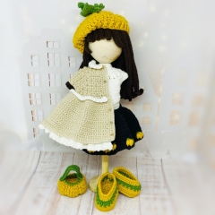 October outfit amigurumi pattern by Fluffy Tummy