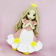 Princess amigurumi pattern by Fluffy Tummy