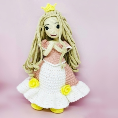 Princess amigurumi by Fluffy Tummy