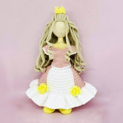 Princess amigurumi pattern by Fluffy Tummy