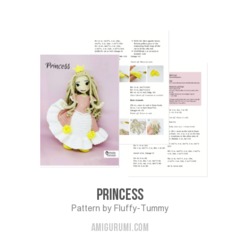 Princess amigurumi pattern by Fluffy Tummy