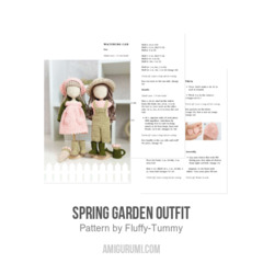 Spring Garden Outfit amigurumi pattern by Fluffy Tummy