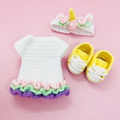 Unicorn Outfit amigurumi pattern by Fluffy Tummy