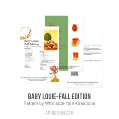 Baby Louie- Fall Edition amigurumi pattern by Whimsical Yarn Creations