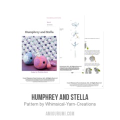 Humphrey and Stella amigurumi pattern by Whimsical Yarn Creations