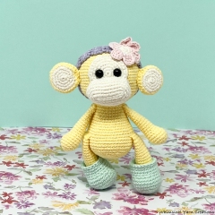 Louisa the Monkey amigurumi by Whimsical Yarn Creations