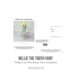 Nellie the Tooth Fairy  amigurumi pattern by Whimsical Yarn Creations