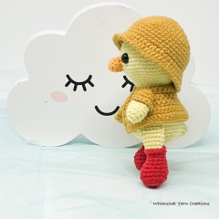 Puddles the Duck amigurumi pattern by Whimsical Yarn Creations