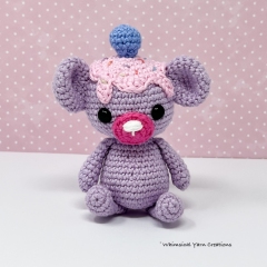 Sprinkles the Bear amigurumi by Whimsical Yarn Creations