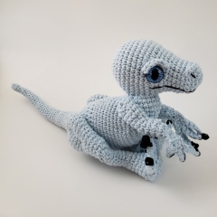 Dexter the Dilophosaurus amigurumi pattern by Critter-iffic Crochet