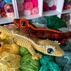 Gayle the Gecko  amigurumi by Critter-iffic Crochet