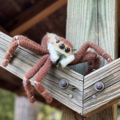 Scoot the Jumping Spider amigurumi by Critter-iffic Crochet