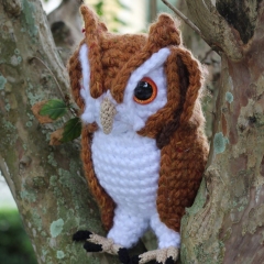 Screech the Owl amigurumi pattern by Critter-iffic Crochet