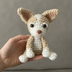 Baby Chihuahua amigurumi pattern by CrochetThingsByB