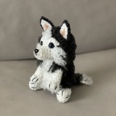 Husky Pup amigurumi pattern by CrochetThingsByB