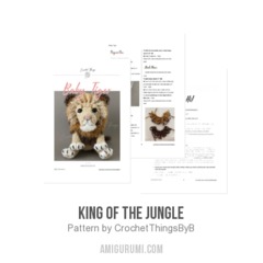 King of the Jungle amigurumi pattern by CrochetThingsByB