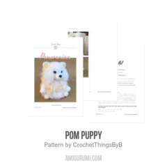 Pom Puppy amigurumi pattern by CrochetThingsByB